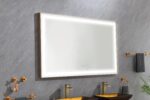 (ONLY FOR PICKUP) 60in. W x 36 in. H Super Bright Led Bathroom Mirror with Lights;  Metal Frame Mirror Wall Mounted Lighted Vanity Mirrors for Wall;  Anti Fog Dimmable Led Mirror for Makeup - Image 12