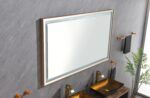 (ONLY FOR PICKUP) 60in. W x 36 in. H Super Bright Led Bathroom Mirror with Lights;  Metal Frame Mirror Wall Mounted Lighted Vanity Mirrors for Wall;  Anti Fog Dimmable Led Mirror for Makeup - Image 17