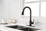 Kitchen Faucets with Pull Down Sprayer Commercial Stainless Steel Single Handle Single Hole Kitchen Sink Faucet - Image 23