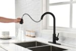 Kitchen Faucets with Pull Down Sprayer Commercial Stainless Steel Single Handle Single Hole Kitchen Sink Faucet - Image 27
