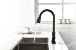 Kitchen Faucets with Pull Down Sprayer Commercial Stainless Steel Single Handle Single Hole Kitchen Sink Faucet - Image 30