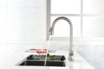 Kitchen Faucets with Pull Down Sprayer Commercial Stainless Steel Single Handle Single Hole Kitchen Sink Faucet - Image 2