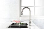 Kitchen Faucets with Pull Down Sprayer Commercial Stainless Steel Single Handle Single Hole Kitchen Sink Faucet - Image 13