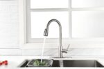 Kitchen Faucets with Pull Down Sprayer Commercial Stainless Steel Single Handle Single Hole Kitchen Sink Faucet - Image 3