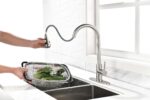 Kitchen Faucets with Pull Down Sprayer Commercial Stainless Steel Single Handle Single Hole Kitchen Sink Faucet - Image 6