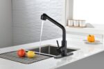 Kitchen Faucets with Pull Down Sprayer, Single Handle Kitchen Sink Faucet with Pull Out Sprayer - Image 21