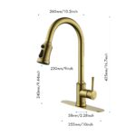 Touch Kitchen Faucet with Pull Down Sprayer - Image 20