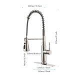 Touch Kitchen Faucet with Pull Down Sprayer - Image 36