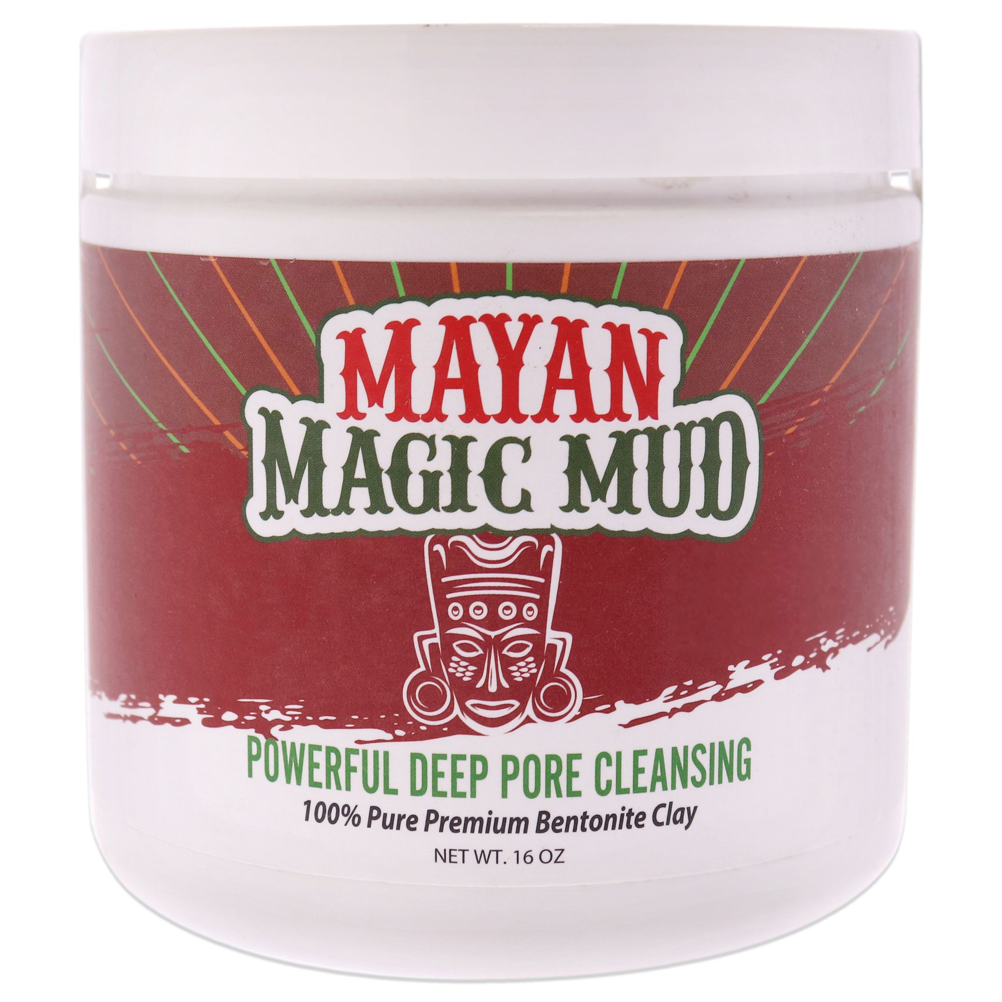 d0102h2lp9u.jpg Powerful Deep Pore Cleansing Sodium Bentonite Clay by Mayan Magic Mud for Unisex - 16 oz Cleanser - Image 1