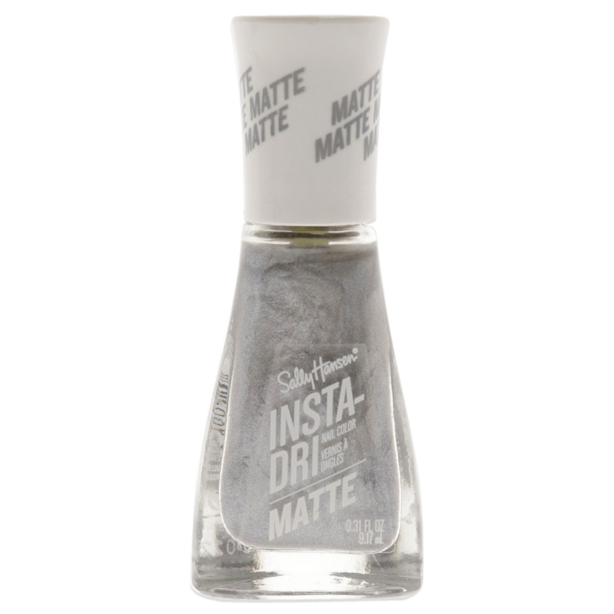 d0102h2lpjw.jpg Insta-Dri Nail Color - 011 Smokey Silver by Sally Hansen for Women - 0.31 oz Nail Polish - Image 1
