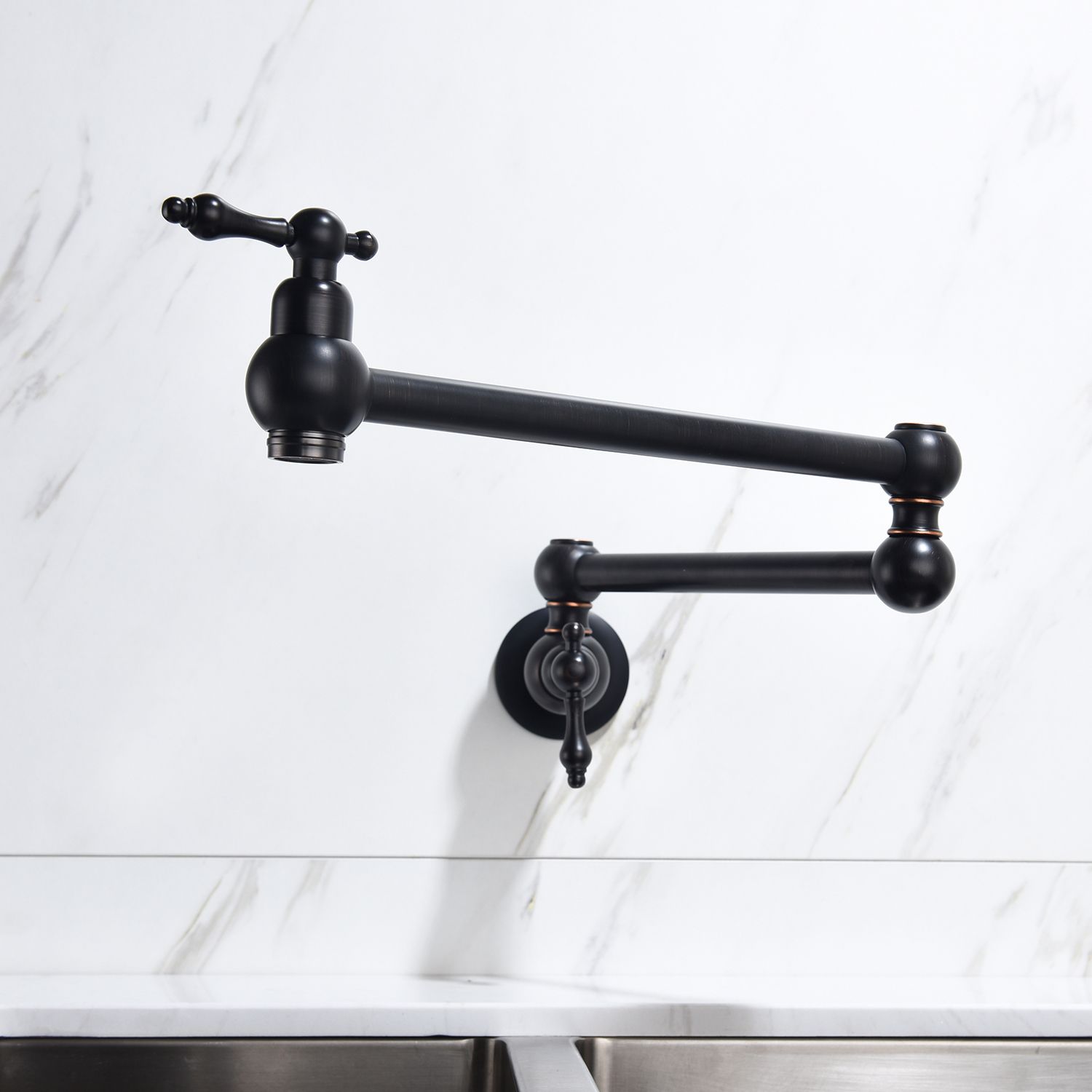 d0102h2vab7.jpg Pot Filler Faucet Wall Mount - Image 1