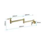 Pot Filler Faucet Wall Mount - Image 21