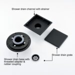 6 Inch Square Shower Floor Drain - Image 4
