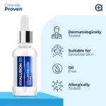 Pure Hyaluronic Acid Serum for Face with Vitamin B5 Hydrating Serum for Sensitive Skin Anti  Aging Serum Brightening Serum for Dark Spots Uneven Skin Tone Fine Lines Wrinkles - Image 5