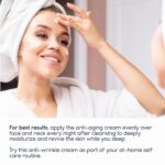 Night Cream for Women Anti aging Retinol Night Cream for Face Wrinkle Cream for Women Overnight Collagen Repair Hyaluronic Acid Face Moisturiser with Niacinamide Peptides Made in Italy - Image 6