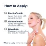 Neck Firming and Tightening Cream with Collagen & Hyaluronic Acid Anti aging Neck Cream for Lifting and Wrinkles for an Even Skin Tone Neck Firming Cream 4 Fl Oz - Image 4