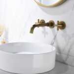 Bathroom Faucet Wall Mounted Bathroom Sink Faucet - Image 13