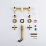 Bathroom Faucet Wall Mounted Bathroom Sink Faucet - Image 18