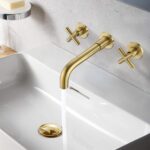 Bathroom Faucet Wall Mounted Bathroom Sink Faucet - Image 2