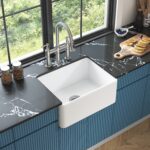 White Farmhouse Sink Deep Apron Sink Undermount Farmhouse Kitchen Sink Single Farm Sink - Image 2