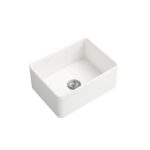 White Farmhouse Sink Deep Apron Sink Undermount Farmhouse Kitchen Sink Single Farm Sink