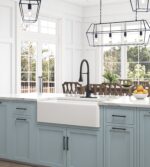 White Farmhouse Sink Deep Apron Sink Undermount Farmhouse Kitchen Sink Single Farm Sink - Image 2