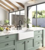 White Farmhouse Sink Deep Apron Sink Undermount Farmhouse Kitchen Sink Single Farm Sink - Image 4