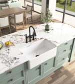 White Farmhouse Sink Deep Apron Sink Undermount Farmhouse Kitchen Sink Single Farm Sink - Image 5