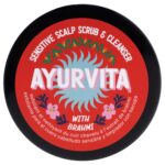 Brahmi Sensitive Scalp Scrub and Cleanser by AyurVita for Unisex - 8.8 oz Cleanser - Image 2