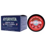 Brahmi Sensitive Scalp Scrub and Cleanser by AyurVita for Unisex - 8.8 oz Cleanser - Image 4