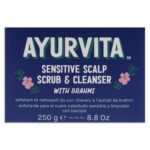 Brahmi Sensitive Scalp Scrub and Cleanser by AyurVita for Unisex - 8.8 oz Cleanser - Image 5