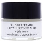 Polyglutamic Plus Hyaluronic Acid Night Cream by NOW Beauty for Unisex - 1.7 oz Cream - Image 2