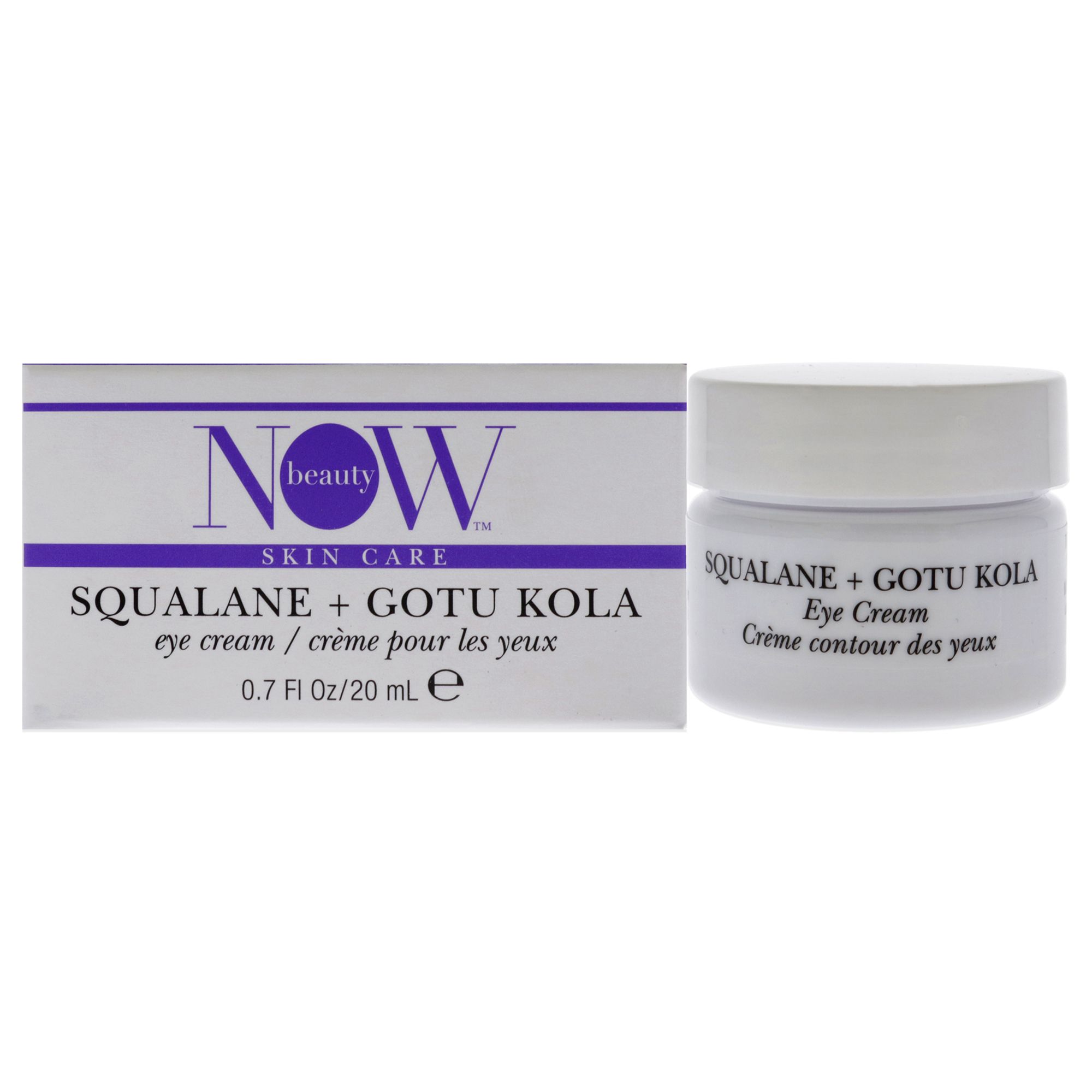 d0102hg4diw.jpg Squalane Plus Gotu Kola Eye Cream by NOW Beauty for Unisex - 0.7 oz Cream - Image 1