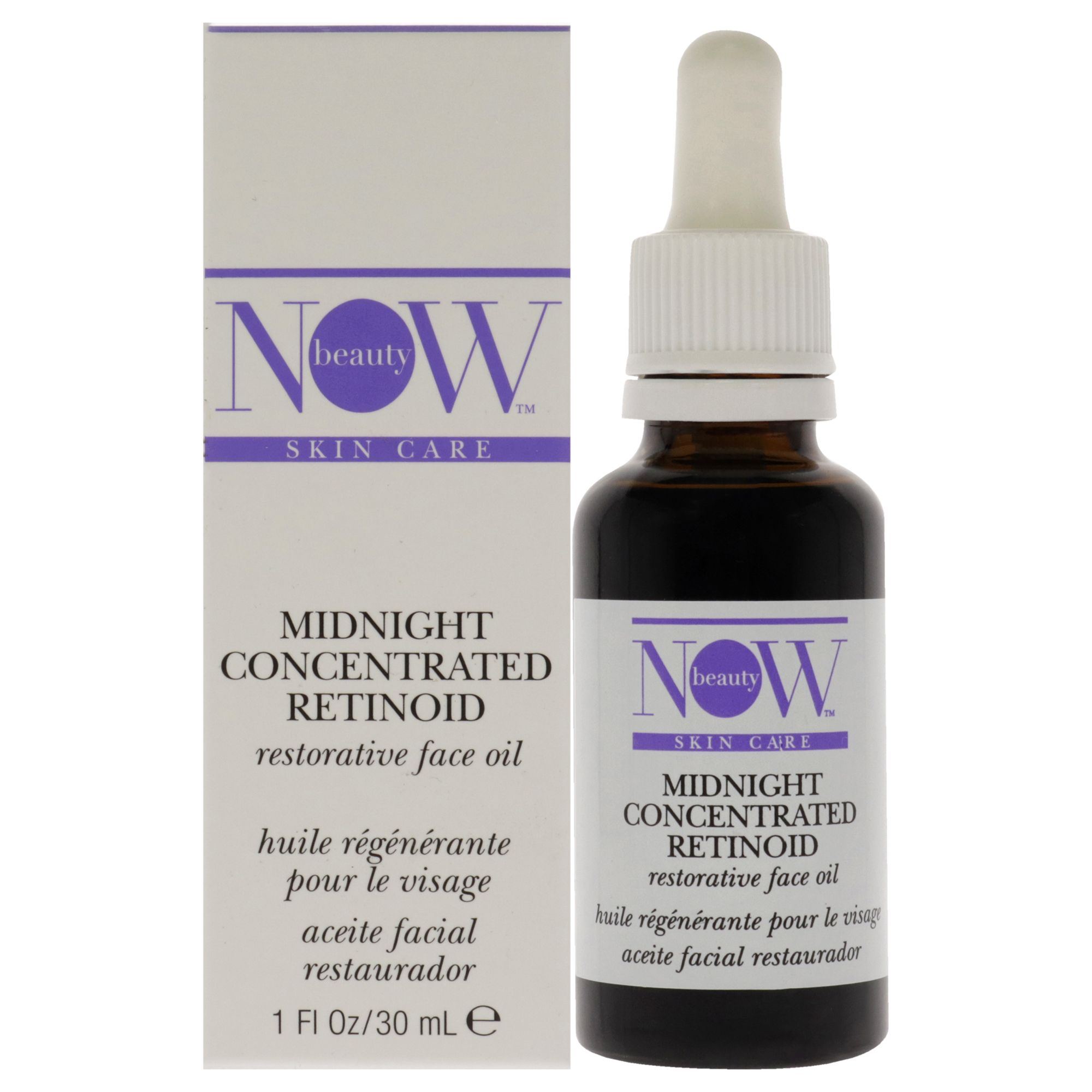 d0102hg4mgu.jpg Midnight Concentrated Retinoid Restorative Face Oil by NOW Beauty for Unisex - 1 oz Oil - Image 1