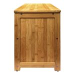 Oceanstar 10-Pair Bamboo Entryway Storage Bench - Image 3