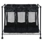 Oceanstar Triple Storage Organizer and Laundry Sorter - Image 2