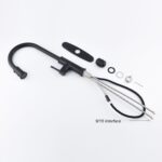 Single Handle Pull Down Kitchen Faucet with Dual Function Sprayhead - Image 5