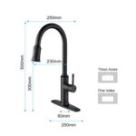 Single Handle Pull Down Kitchen Faucet with Dual Function Sprayhead - Image 6