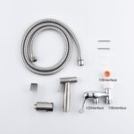 Bidet Sprayer for Toilet, Handheld Cloth Diaper Sprayer, Bathroom Sprayer Kit Spray Attachment with Hose, Stainless Steel Easy Install Great Water Pressure for Bathing Pets, Feminine Hygiene - Image 5