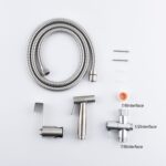 Bidet Sprayer for Toilet, Handheld Cloth Diaper Sprayer, Bathroom Sprayer Kit Spray Attachment with Hose, Stainless Steel Easy Install Great Water Pressure for Bathing Pets, Feminine Hygiene - Image 3