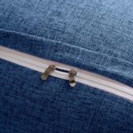 SOGA 120cm Blue Triangular Wedge Bed Pillow – Bedside Backrest Cushion - Image 6