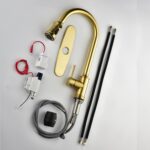 Touch Kitchen Faucet with Pull Down Sprayer,Single Handle High Arc  Pull out Kitchen Faucet,Single Level Stainless Steel Kitchen Sink Faucets with Pull down Sprayer - Image 5