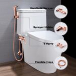 Bidet Sprayer for Toilet, Handheld Cloth Diaper Sprayer, Bathroom Sprayer Kit Spray Attachment with Hose, Stainless Steel Easy Install Great Water Pressure for Bathing Pets, Feminine Hygiene