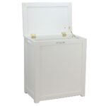 Oceanstar Storage Laundry Hamper, White - Image 2