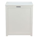 Oceanstar Storage Laundry Hamper, White - Image 3