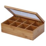 Oceanstar Bamboo Tea Box - Image 2