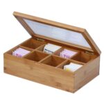 Oceanstar Bamboo Tea Box - Image 4