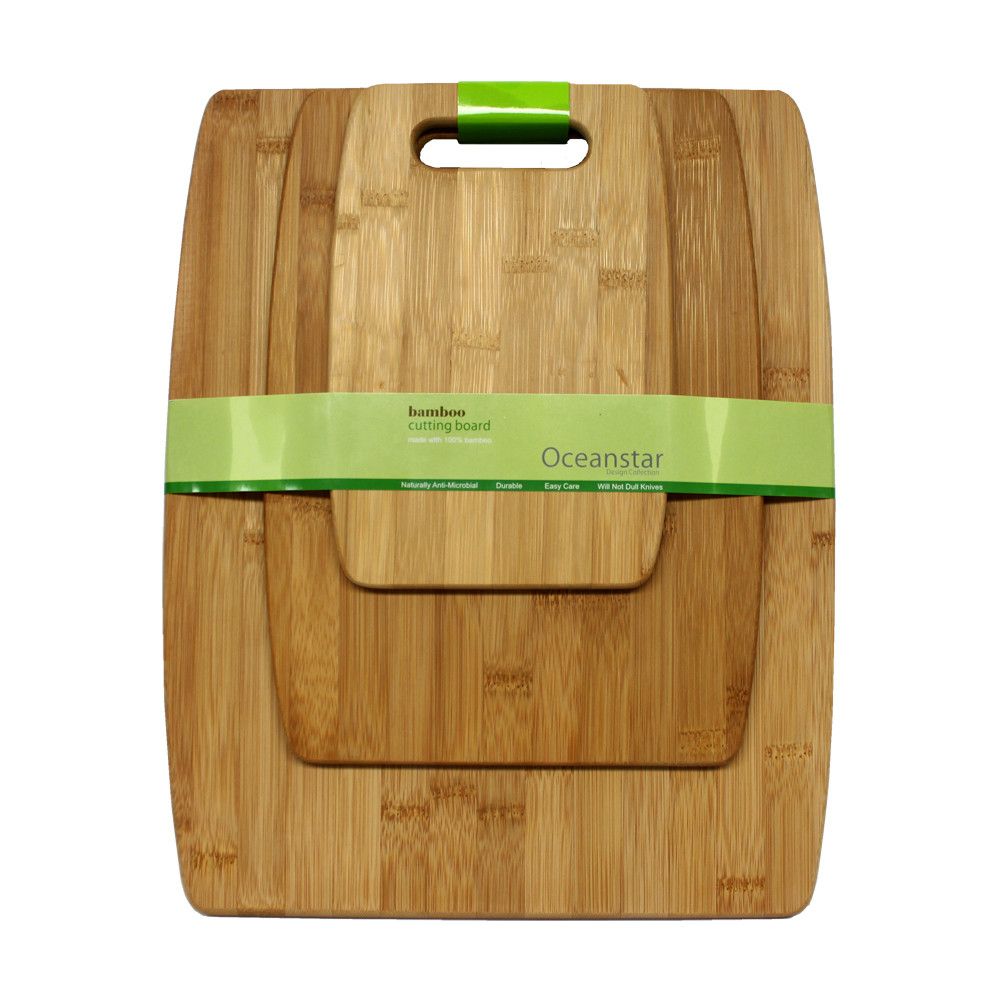 d0102hpyraa.jpg Oceanstar 3-Piece Bamboo Cutting Board Set CB1156 - Image 1
