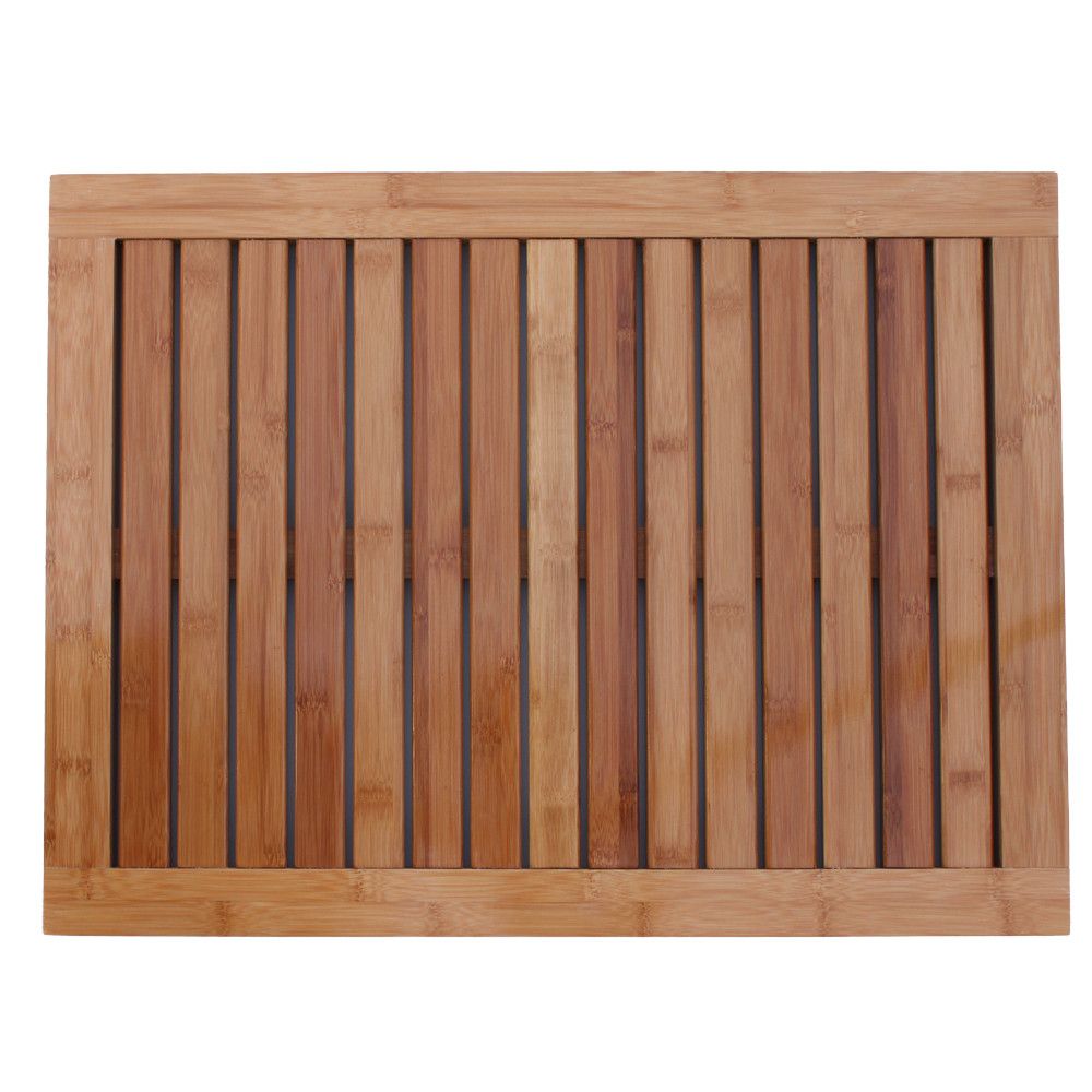 d0102hpyrav.jpg Oceanstar Bamboo Floor and Shower Mat FM1163 - Image 1