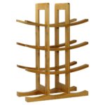 Oceanstar 12-Bottle Natural Bamboo Wine Rack WR1149 - Image 4